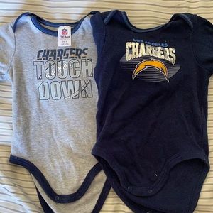 Los Angeles chargers onesie